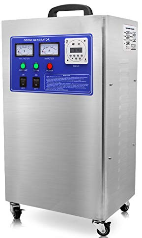 CGOLDENWALL 3-12g / ora Generatore di ozono Disinfezione di aria e acqua Ozonizzatore per piscine alimentari e farmaceutiche Acqua potabile (12g/h)