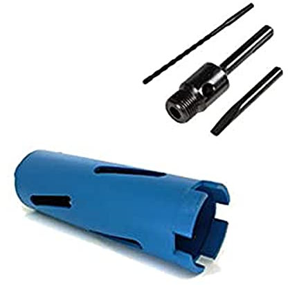 Tooltime® 52mm x 150mm Diamond Core Drill + 100mm SDS Arbor + Pilot Drill
