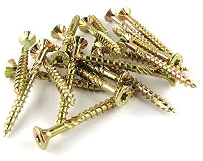 100 x Vis pour Constructions en Bois à Tête Fraisée Embout TX 6x120 / TX30