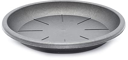 CABLEPELADO Plato Maceta 45 cm - Plato plastico 45 cm macetas 36cm de Base - PP Alta Resistencia - Compatible con macetas de máximo 36cm de Base - Negro
