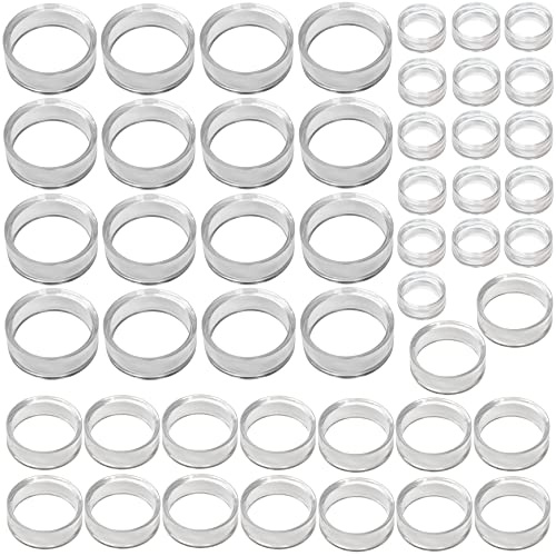 Sphere Stand, Display Pedestals, Clear Sphere Holder, (Upgraded Version) 48 PCS Display Stand for Baseball, Golf Ball, Softball, Tennis Ball, Marbles, Dragon Ball, Collections. with 3 Sizes: L, M, S