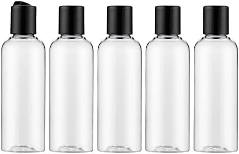 100ml Shampoo Flaschen zum Befüllen,Leere Reise Flaschen Handgepäck 5Stück | Travel Flaschen zum Refill, Mini Fläschchen aus Plastik, empty Bottles für Kosmetik, Duschgel Behälter klein, Flugzeug Liquid