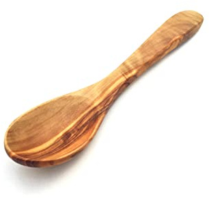 Esslöffel 17,5 cm Holzlöffel Handgemacht aus Olivenholz nachhaltiges Geschenk