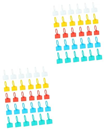 Hemobllo 200stücke Selbstverriegelnde Nylon Kabelbinder Mit Beschriftungsfeld Praktische Und Langlebige Etiketten Für Netzwerkkabel Und Stromleitungen Zufällige Farben