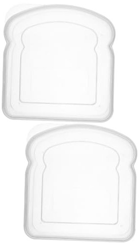 Garneck 2 Pezzi Di Contenitori Di Piccole Dimensioni Per Scatole Per Snack Riutilizzabili Facili Da Usare Essenziali Per L'ufficio