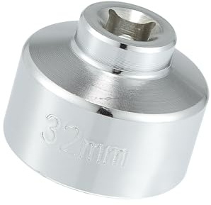 Hihaha 32mm Low Profile Oil Filter Wrench Cap Socket Remover Tools for Car Durable Material