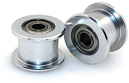 ROMISBABA 5 Stück Gt2 5mm Bohrung Aluminium Zahnriemenscheibe Für Drucker 6mm Breite Riemenspannrolle Für Cnc Und Maschinenübertragung