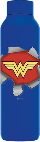 QUOKKA SOLID X DC | BOTELLA TÉRMICA DE ACERO INOXIDABLE DOBLE PARED | WONDER WOMAN