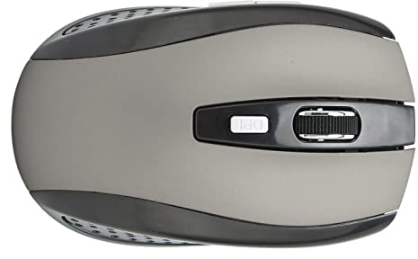 ZJchao Souris sans Fil 2 4 GHz avec 3 Niveaux DPI R glable Souris Ergonomique Texture pour Ordinateur Portable et Bureau Compatibilit Universelle Gris Argent