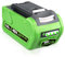 PDstation 8,0Ah 40V 29462 Li-Ionen Akku Ersatz für Greenworks Akku 40V Kompatibel mit Greenworks 40V Akku 29462 29252 20202 22262 25312 25322 20642 22272 27062 21242 für Elektrowerkzeuge