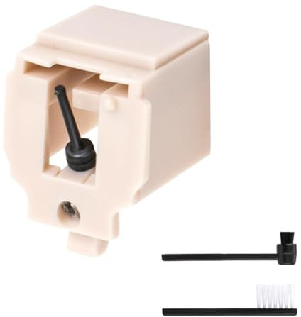 GIONAR ATN3600L Record Player Needle Replacement, Diamond Turntable Stylus with 2 Cleaning Brushes, Compatible with Audio-Technica AT-LP60X, AT-LP60XBT, and Other Turntables