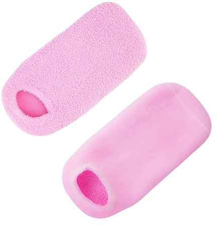 Mikinona Calzini Gel Spa Idratanti in Filato Morbido Rosa Con Complesso Nutritivo Per Ammorbidire e Riparare Talloni Screpolati Adatti Per Cura Piedi e Relax