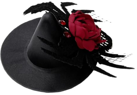 BESPORTBLE Pince À Cheveux Décorative Pour Fête Du Thé Coiffure De Cosplay Décorations D'Halloween Couvre-Chef Effrayant Chapeau D'Araignée Couvre-Chef De Festival Costume Pour