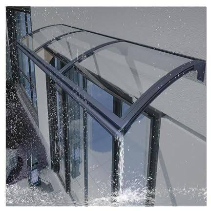 Tenda da sole per esterni con protezione solare per terrazze, porte d'ingresso, balconi, giardini e negozi, impermeabile, resistente ai raggi UV, 90 x 140 cm