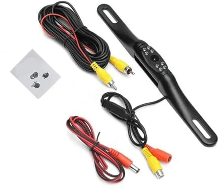 Telecamera Di Retromarcia Per Targa Universale Per Auto, Telecamera Sorveglianza Per Parcheggio, Per, Visione Notturna HD Telecamera Retromarcia