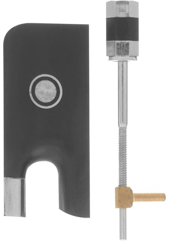Abaodam Juego de 1 Set de Partes de Violonchelo en Cobre con Tornillo, Accesorio Metálico Negro Fácil de Usar y Aplicar para Reparación