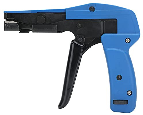 Garosa Pistola para Bridas, Material de Acero Fundido a Presión, Herramienta de Ajuste Rápido para Bridas de 2,2 a 4,8 Mm, Ideal para Uso Eléctrico y de Construcción