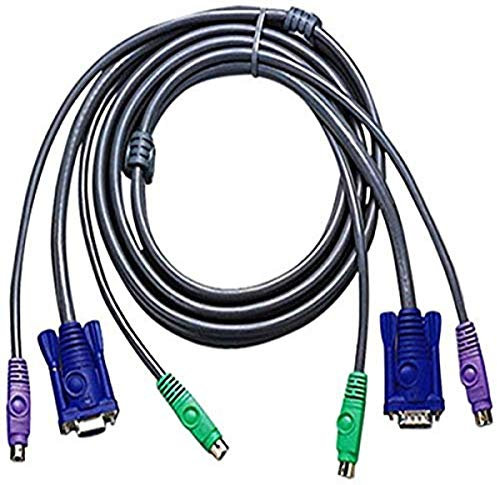 ATEN 2L5005P Switch KVM (VGA, 2xPS/2, VGA, 2xPS/2, PS/2)