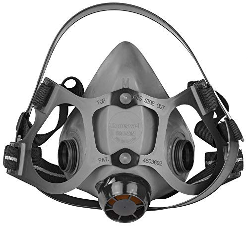 North by Honeywell Medium Black Elastomeric/Silicone Half Mask 5500 Series Facepiece2