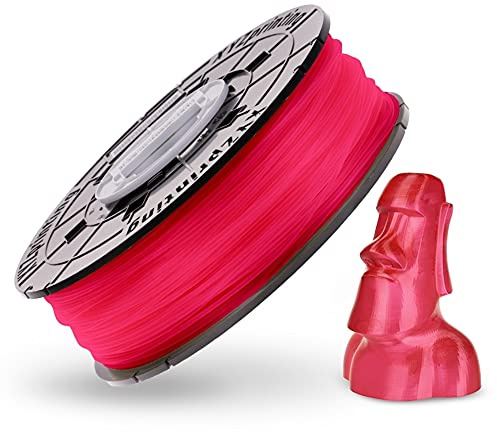 XYZprinting RFPLCXEU02A PLA Filament Patrone für 3D-Drucker 600 g klar rot