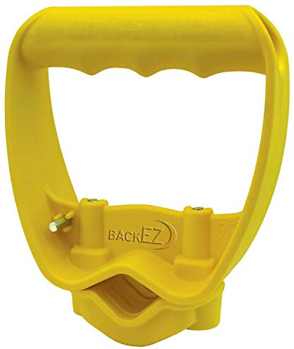Back-saving Outil Grip, poignée de Outil multifonction, permet ergonomique Pelle à neige ou Râteau de poignée, Rouge jaune