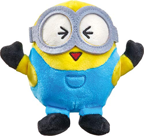 Schmidt Spiele Minions, lachender Bob, Plüschfigur, 14 cm