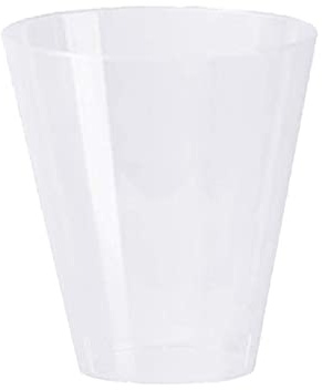 Alej Vasos Sidra Cocktail 470ml Irrompible p.p Pack 100uni. (4x25) Duro Reutilizable Translucido cristalino Flexible,Fabricado En España.