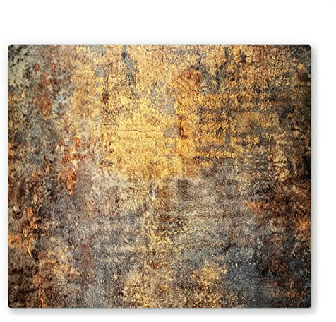 60x52cm - Herdabdeckplatte, Herdabdeckung für Glaskeramik-Kochfelder, Gehärtetes Glas, 60x52cm, mehrfarbig, Schneideplatte