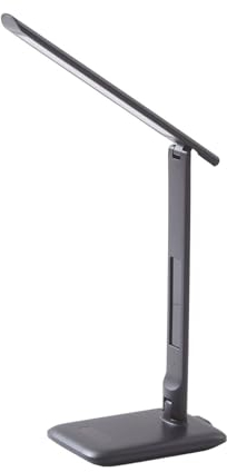 Lindby LED Tischlampe Cerula dimmbar (Modern) in Schwarz (1 flammig,) - Tischleuchte Schreibtischlampe Nachttischlampe Arbeitszimmerleuchte