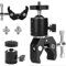 FAEFTY Super Clamp + Mini Rótula de Bola para Cámara Monopie Trípode Monitor Flash