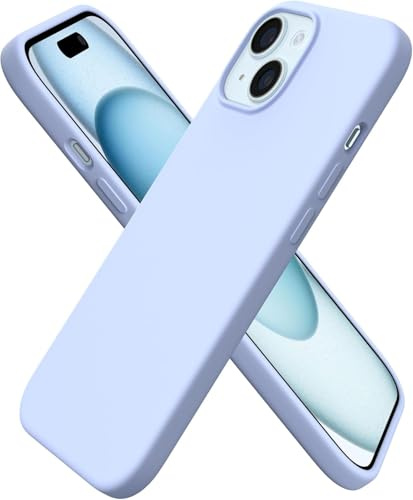 ORNARTO Compatible with iPhone 15 Case 6.1, Liquid Silicone Slim Cover | Shockproof Protection,Comfortable Grip,Precise Cutouts,Responsive Buttons,Smooth Finish,Camera Protection