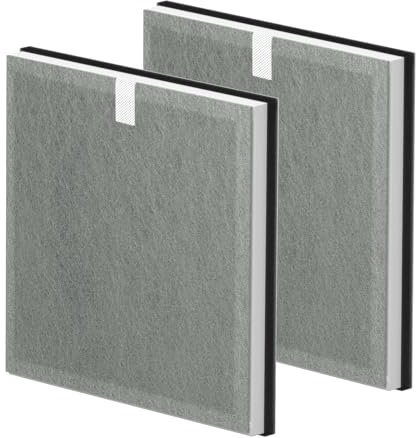 2 Pack 3-in-1 H13 Grade True HEPA Replacement Filter, Compatible with Pure Enrichment PureZone Air Purifier, 2 HEPA & 2 Prefilters, Exchangeable Replace PEAIRFIL