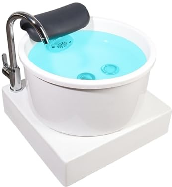 AYHARYLH Massaggiatore per Piedi Pediluvio Idromassaggio con Bolle di Calore Vibrazione Pediluvio Lampada Colorata per Accessori per Pedicure Antistress (Size : Bath)