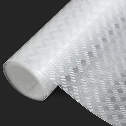 Sevenpers Shelf Liners, Kitchen Cupboard Cabinet Liners Fridge Liners Washable, Waterproof and Oilproof Non-Adhesive EVA Material BPA Free Drawer Liners Shelf Protectors Clear 30x150cm