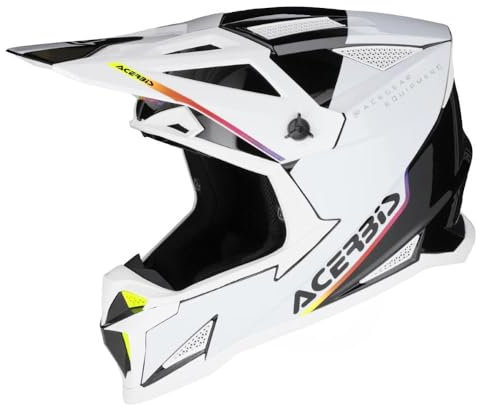Crosshelm Acerbis T711 (CE) 22.06 Weiß Schwarz Größe L (59-60 cm)