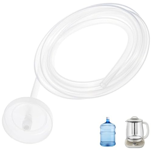 NJCXOLA Silikonschlauch 6mm ID x 8mm OD 2 Meter, Flexibler Lebensmitteltaugliche Schlauch Silikonschlauch Wasser Luft Schlauch Rohr Transparent