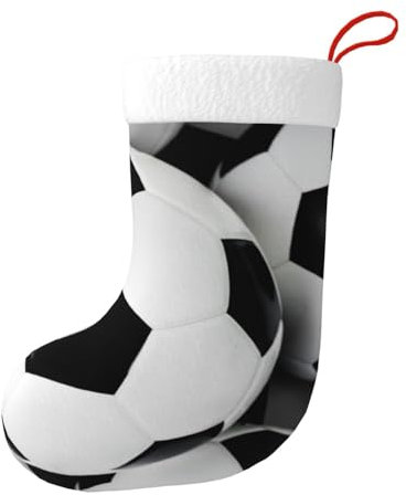 Hgbbdyyjj Weihnachtsstrümpfe für Herren und Damen, personalisierbar, weiches Polyester, dekorative Socken, Schwarz , Einheitsgröße