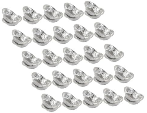 Cabilock Bandejas Para Tartas De Aluminio 300 Unidades Moldes Para Hornear Muffins Redondos Moldes Para Muffins Y Pasteles Fáciles De Desmoldar Para Hornear