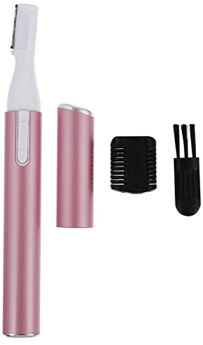 Elektrischer Augenbrauenrasierer, Aufladbar, Rosa, Aluminium | Abs, Edelstahl und Stainless Iron, mit Rasierköpfen, für Beauty Bausätze und Schubladen