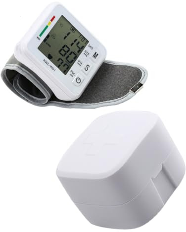 SAFIGLE Blutdruckmessgerät Große Manschette Handgelenk Digitales Haushalts Monitor mit Lcd Anzeige Automatische Kompression und Schlafmodus für Erwachsene