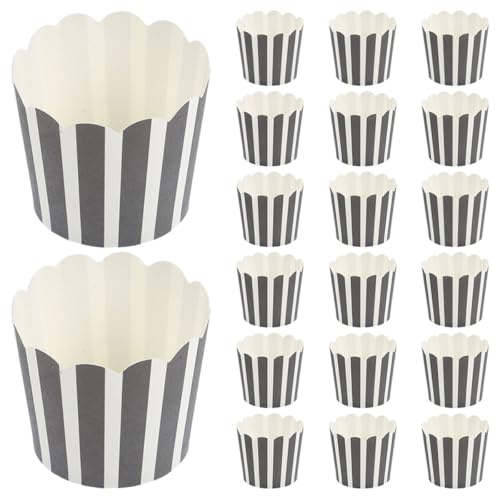 OSALADI 50 Capacillos Pequeños para Cupcakes de Papel Resistentes a Altas Temperaturas, Vasos para Muffins y Repostería, Moldes Desechables para Hornear Pasteles y Postres, Uso Doméstico