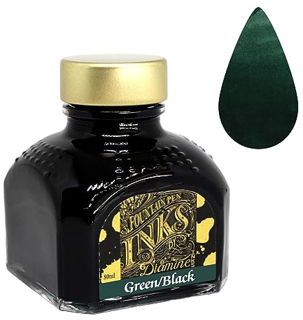 Diamine Füllfederhalter-Tinte, 80 ml, Türkis schwarz / grün