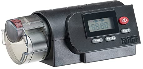 Hydor Automatic Digital Feeder MIXO for Aquariums, Fish Food, 90 ml, Programmable, Max 2 Servings per Day