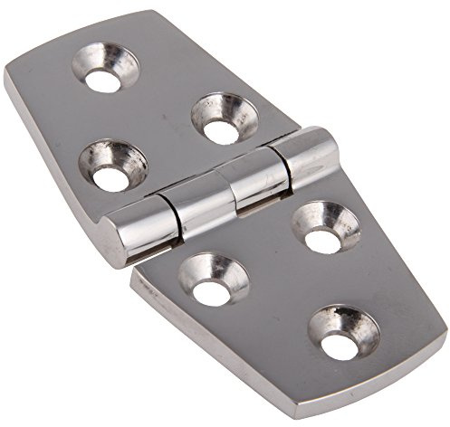 Edelstahl Scharnier PRISMA symmetrisch 38 x 102 mm Edelstahlscharnier Edelstahl A4 Türscharnier Beschlag Türscharnier