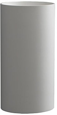 StoneArt Waschtisch Standwaschbecken aus Minealguss Design Gussmarmor Standwaschtisch LZ508 45x45cm weiß glänzend