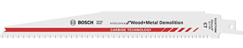 Bosch Professional Säbelsägeblatt S 1167 XHM Endurance for Wood and Metal Demolition (Länge 225 mm, Zubehör Säbelsäge)