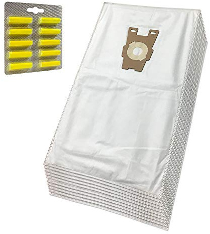 MohMus SET 10 Air Fresheners + 10 Vacuum Cleaner Dust Bags For KIRBY G10 Sentria, Sentria F-Style, Sentria II, Avalir