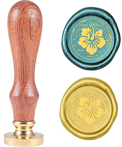 craspire Wachs Siegelstempel Hibiskus Palmblatt Versiegelung Wachsstempel Tier Mit Holzgriff Vintage Retro Abnehmbare Siegelstempel Für Hochzeitseinladungen Verschönerung Flasche Dekoration