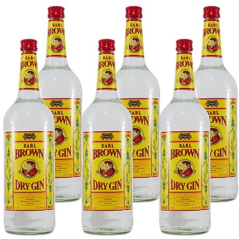 Earl Brown Dry Gin (6 x 1,0L)
