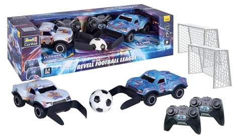 Revell Control I RC Car Football League I spännande fotbollsspel med fjärrstyrda bilar I fotbollsduell i RC I-bilen från 6 år